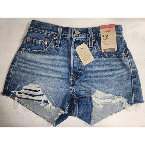 Levi's Pants - Levi's women's shorts 501 button fly W25'' button fly